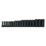 WILLIAMS 3/8” DR DEEP IMP SOCKET SET 6-PT 18 PCS (MS-12-18H) 3/8"ドライブ ディープソケットセット 6角 18個 インパクト JHWMS