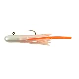 Berkley PCATS116-POR Power Bait Micro Pre Rigged Atomic Teaser, Pearl/Orange, 1/16-Ounce