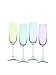 Marquis by Waterford Vintage Ombre Flutes Set (Set of 4), Multicolor