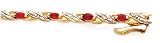 10k Gold, Diamond & Ruby Bracelet (1.91ctw)