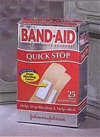 HealthPersonalCare: Band Aid® Brand Quick Stop Bandages, 25 Count Boxes