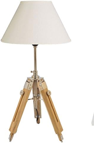 1940's VINTAGE TRIPOD TABLE LAMP - Expedited Shipping