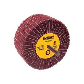 DEWALT DAFE7F1510  2-Inch by 1 -Inch by 1/4-Inch 150g Finshing Flap Wheel