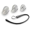 Plantronics Discover 6XX Replacement Ear Tips (3) & Ear Loop 73647-01