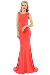 Sexy Spandex Backless Mermaid Sleeveless Bodycon Dress/Evening Dress/Party Dress 