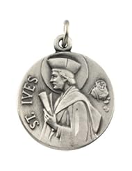 CleverEves 14K Yellow Gold 18.00 mm Saint Ives Medal