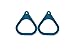 American Swing Blue Plastic Triangle Residential Only - Set of 2