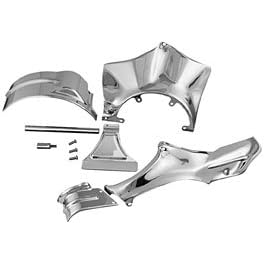 ENGINE CASE COVERS VTX1300 - Kuryakyn - by Kuryakyn