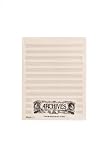 Archives Manuscript Score Pads, 12 Stave, 50 Sheets