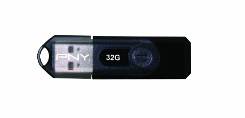 PNY Mini Attache 32 P-FD32G/MINI-EF (Black)