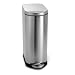 simplehuman Slim Step Trash Can, Fingerprint-Proof Brushed Stainless Steel, 35 Liters /9 Gallons