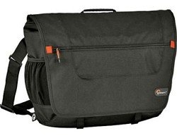 External hard drive:Lowepro Messenger Factor M Computer Bag--Fits Most 14-Inch Laptops (Black)