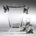 Stags Head Pewter & Glass Ice Bucket