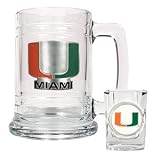 Miami Hurricanes Boilermaker Set NCAA College Athletics