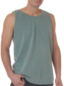 9360 Chouinard Adult Garment-Dyed Tank Top - White DirDye - S