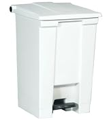 6144WHI - Rubbermaid Step-On Container - White
