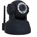 Wireless IP camera Pan/Tilt 2-ways Audio Mobile Viewing WEP/WPA/WAP2 wireless Wi-Fi Pan/Tilt internet IP camera day and night vision CCTV security monitor built-in microphone and speaker allow you to communicate with people directly support mobile phone viewing