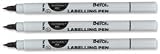 Electronics : Berol Indelible Labelling Pen Permanent 0.8mm Line Black Ref S0379490 [Pack 12]