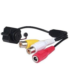 1 3-Inch Mini Wired Color Camera with Built-in Microphone by Unknown