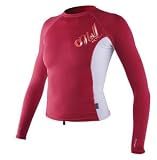 O'Neill women's long sleeve rashguard: Lycra shirt with 50+ UV protection