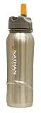  : Nathan Stainless Steel 700 mL Flip Straw Bottle (Natural Steel)