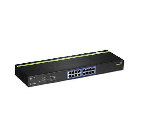 TRENDNET 16-port Gigabit GREENnet Switch(Rack Mount) Preisvergleich