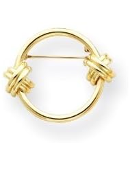 14k Circle Pin
