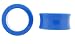 Large Gauge - 35mm / 1 3/8in - Super Neon Acrylic Tunnels - Blue - Sold as a Pair