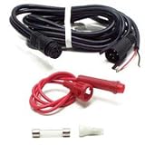 LOWRANCE PC-17BK 6-PIN 4 BLACK POWER and SPEED/TEMP CON.