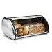 Kitchen & Housewares : Bread Bin Large Capacity Deluxe Box in Stainless by Polder Home Tools