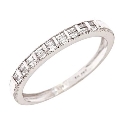 1/5 Carat T.W. Baguette Cut Diamond Ladies' Wedding 