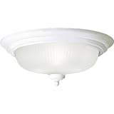 Progress Lighting P3548-30Strwb Three-Light Close-To-Ceiling Fixture, White Progress Lighting P3548-30Strwb Three-Light Close-To-Ceiling Fixture, White