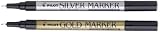 Pilot Supercolour Paint Marker Pen Pack of 2 – Gold and Silver