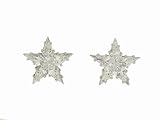 Platinum and Diamond Star Studs by Lucie Campbell