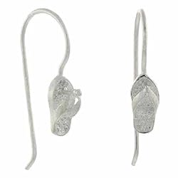 Sterling Silver Flip Flop Summer mini Kid Earrings