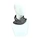 FEITONG Fashion New Infant Toddlers Baby Kids Boys Girls Scarf Colors Stitching O-ring Knit Woolen Baby Scarf Neck Warmer (Gray)