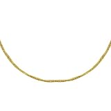 14k Yellow Gold Triple-Strand Rope Chain Necklace