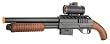 Soft Air Smith & Wesson Mad Max Shotgun/Red Dot Scope/Flashlight, Black