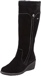 Rieker Y0362-00, Damen Fashion Stiefel, Schwarz (schwarz 00), EU 36