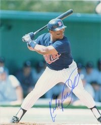 Puckett, Kirby Autographed/Hand Signed 8x10 Photo