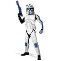 Rubies Costume Star Wars Clone Wars Clone Trooper Child's Deluxe Captain Rex Costume, Small