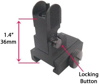 TUFF ZONE Flip Up Front Sight w/ Locking Button<MSF01>