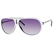 Carrera Hot/S Adult Fashion Sunglasses/Eyewear - White Black/Palladium/Gray Gradient