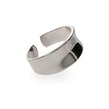 Eve's Addiction Concave Band Sterling Silver Toe Ring