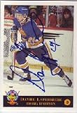 Daniel Laperriere, Peoria Rivermen Autographed Card