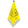 RUBBERMAID Pop-Up Safety Cones - Yellow