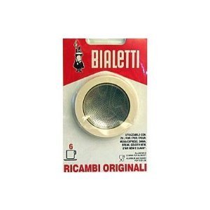 Bialetti Replacement Gasket & Filter for 6 Cup Espresso Maker Bialetti Replacement Gasket & Filter for 6 Cup Espresso Maker