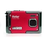 Vivitar Vivicam T026 12.1 Megapixel Underwater Digital Camera - Red (12.1MP, Waterproof, 4x Zoom, Li-ion Battery)