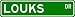 LOUKS Street Sign ~ Personalized Family Lastname Sign ~ Gameroom, Basement, Garage Sign Novelty** METAL ALUMINUM