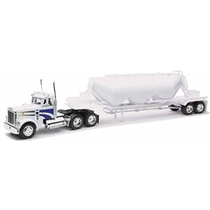 New Ray Die-Cast Truck Replica - Peterbilt Pneumatic Dry Bulk Trailer, 1:32 Scale, Model#... by